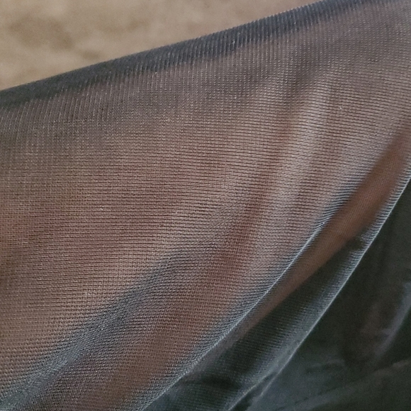 Wide Leg Black Plus Size Pants - Picture 4 of 4